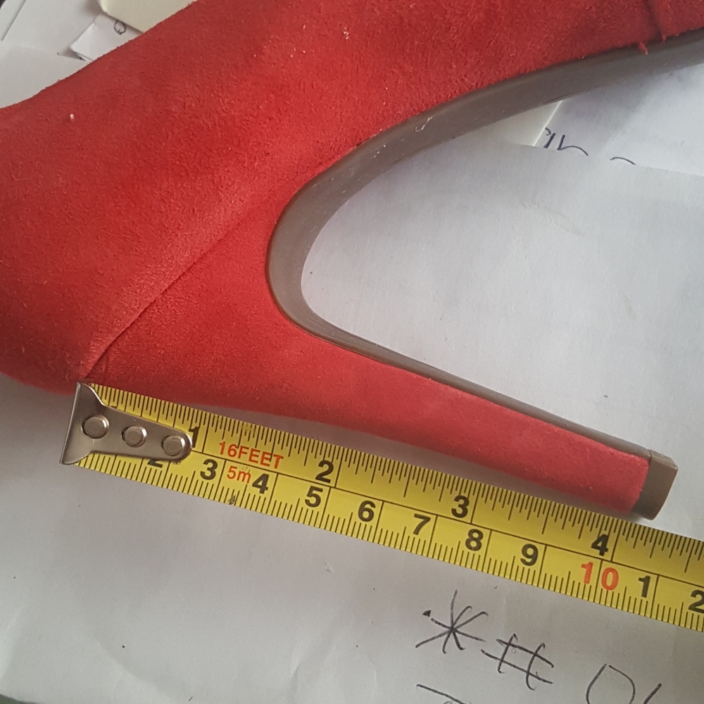 Jessica Simpson Red suede heels